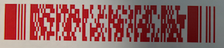 red barcode